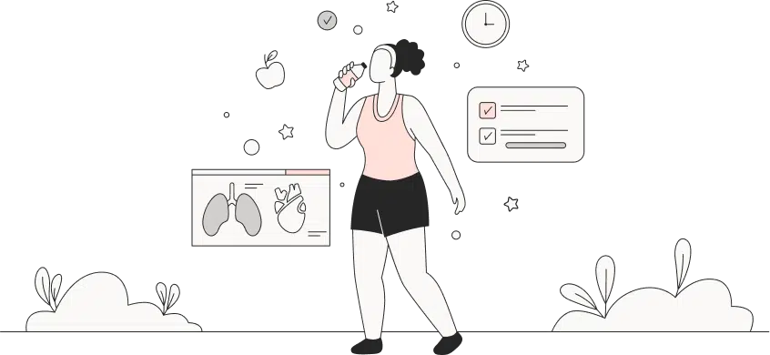Health Rates agent doing exercise